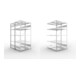 Set S3 CLIP 230 DGR 2000 x 1000 x 600 vzk + S3 CLIP 230 Doppel-Anbauregal