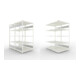 Set S3 CLIP 230 DGR 2000 x 1000 x 800 RAL 7035 + S3 CLIP 230 Doppel-Anbauregal