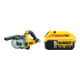 Set DeWalt 18 Volt L-Klasse Akku-Stabsauger - Basisversion DCV501LN-XJ + Ersatz-Akku DCB184-XJ-1