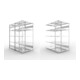 Set S3 CLIP 230 DGR 2000 x 1000 x 800 vzk + S3 CLIP 230 Doppel-Anbauregal