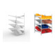 Set Schrägebodenregal Clip S3 80 AR 2000 x 1000 x 1228 vzk + Schrägebodenregal Clip S3 80 GR 2000 x 1000 x 1228 vzk