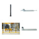 Set Schake Stilpoller Typ 480FUHB, umlegbar + Dreikantschl ssel M 12, Standard + Grauguss-Univ.-Schl ssel z.Absperrpf. m.Feuerw.-V.