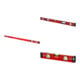 Set STIER Premium Wasserwaagen 400+1000+2000 mm mit Magnet+3 Libellen