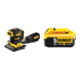 Set DeWalt 18 Volt Akku-Vibrationsschleifer (bürstenlos), Basisversion + Ersatz-Akku DCB184-XJ