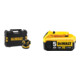 Set DeWalt Akku-Exzenterschleifer, 18 V (Basisversion) DCW210NT-XJ + Ersatz-Akku DCB184-XJ-1