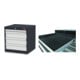 Set STIER Schubladenschrank mit 4 Schubladen BxTxH 600x575x620 mm +...