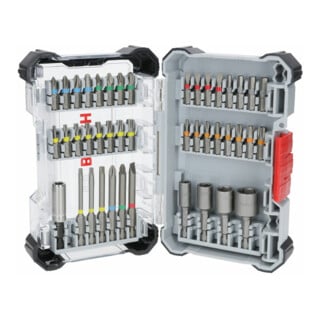 Set Makita Akku-Bohrschrauber LXT DDF487Z + Bosch Extra Hard Bit-Set, 43-tlg.