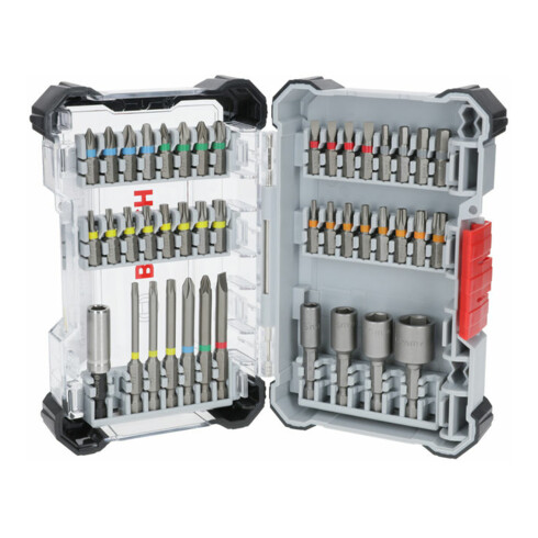 Set Makita Akku-Bohrschrauber LXT DDF487Z + Bosch Extra Hard Bit-Set, 43-tlg.