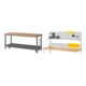 Set STIER Werkbank Premium mit abs. Fahrgestell BxTxH 2000x700x880 mm + Werkbankaufbau BxH 2000x900mm-1