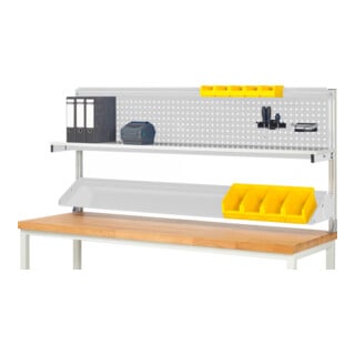 Set STIER Établi Premium avec châssis roulant abs. L×P×H 2000×700×880 mm + Structure d’établi L×H 2000×900 mm