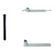 Set Schake Stilpoller Typ 481PB, ortsfest, Ø 82mm + Halbkugel, beschichtet,-1