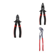 Set STIER Kraft-Kombi-Zange 180 mm+Wasserpumpenz. 240 mm+Seitenschneider 160 mm