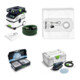 Set Festool Absaugmobil CTM MIDI I CLEANTEC + Exzenterschleifer ETS EC 150/5 EQ-Plus + Schleifscheibe Set Granat + SELFCLEAN Filtersack-1