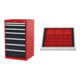 Set STIER Schubladenschrank mit 7 Schubladen BxTxH 600x575x1020 mm...