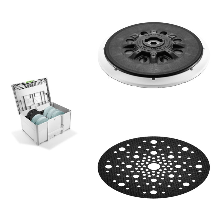 Set Festool Schleifmittel-Systainer Granat D150 + Protection Pad + Schleifteller