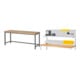 Set STIER Höhenverstellbare Werkbank Premium BxTxH 2000x700x840-1040mm + Werkbankaufbau BxH 2000x900mm-1