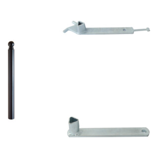 Set Schake Stilpoller Typ 485PB, ortsfest + BefestigungsschraubensatzTyp 1