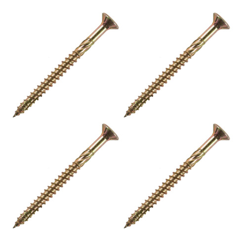 Set STIER Senkkopf-Spanplattenschrauben 5x60+5x50+4x40+5x70 Stahl TX 20