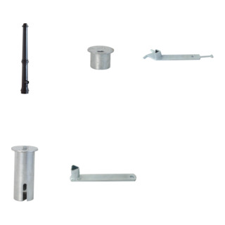 Set Schake Absperrpfosten Typ 491F, herausnehmbar + Dreikantschl ssel M 12, Standard + Grauguss-Univ.-Schl ssel z.Absperrpf. m.Feuerw.-V. + Schake Abdeckkappe Art.Nr.470.20 ohne Verschlu s + Schake Abdeckkappe Art.Nr.470.21 + Federverschlu s
