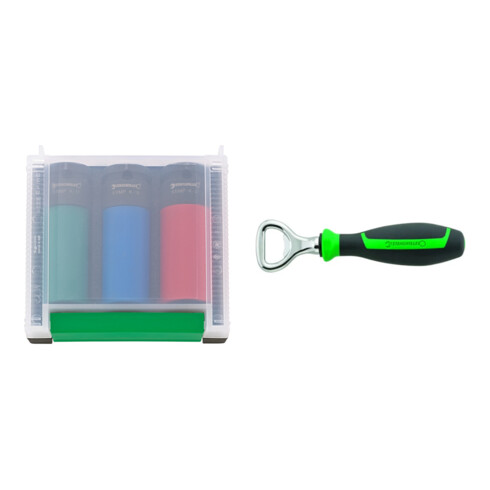 Set Stahlwille IMPACT-Radmutternschlüssel-Satz 1/2 3-teilig + Flaschenöffner Kapselheber