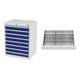 Set STIER Schubladenschrank mit 8 Schubladen BxTxH 700x575x920 mm...