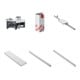 Set Mafell Oberfräse LO 65 Ec MaxiMAX im T-MAX + Frässchablonen Arunda 80N Maxi + Arunda Schnellspannhebelzwinge, 40 x 14 cm + Wendemesser Standard-26, skinverpackt