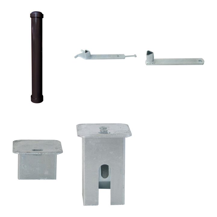 Set Schake Absperrstilpfosten Typ 4971PB + BefestigungsschraubensatzTyp 1