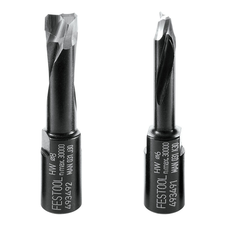 Set Festool Fräser D 8-NL 28 HW-DF 500+Fräser D 6-NL 28 HW-DF 500