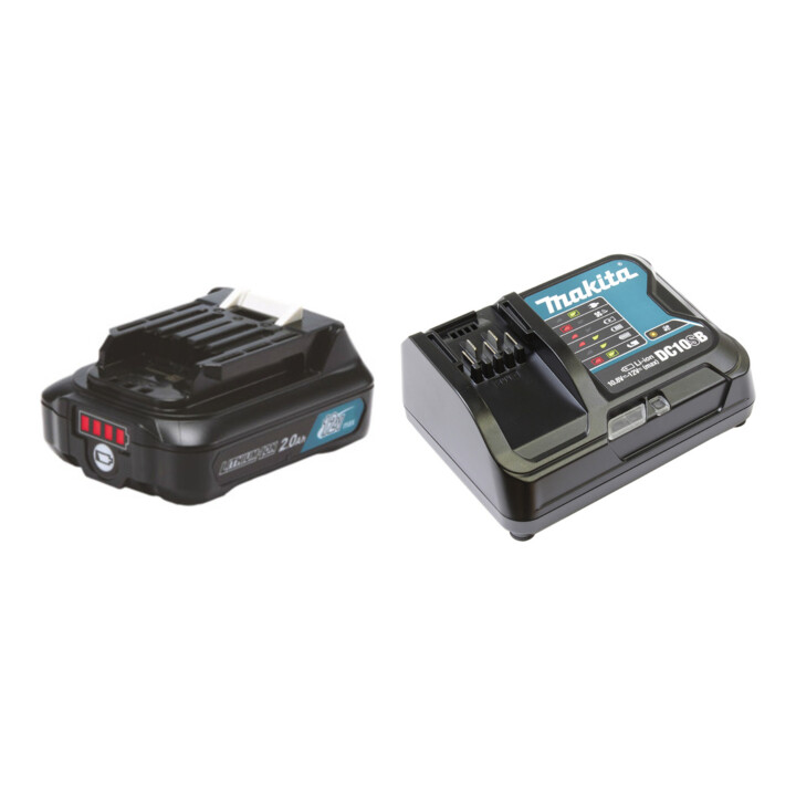Set Makita: Ladegerät DC10SB 12V +  Akku BL1021B 2,0Ah Li-Ion 197396-9