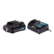Set Makita: Ladegerät DC10SB 12V +  Akku BL1021B 2,0Ah Li-Ion 197396-9