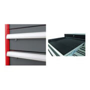 Set STIER Schubladenschrank mit 8 Schubladen BxTxH 700x575x1220 mm...