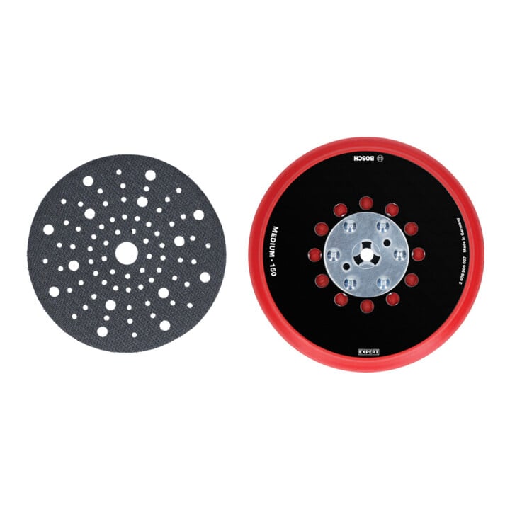 Set Metabo Exzenterschleifer SXE 150-2.5 BL +  Bosch Stützteller&Tellersch. 150mm