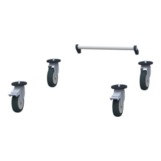 Set STIER Schubladenschrank mit 5 Schubladen BxTxH 900x575x620 mm...