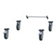 Set STIER Schubladenschrank mit 5 Schubladen BxTxH 900x575x620 mm...