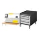 Set STIER Werkbankaufbau BxH 1500x900mm + Rollcontainer Premium mit 3...