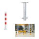 Set Schake Absperrpfosten Typ 470UV + BefestigungsschraubensatzTyp 1 + Bodenh lse zum Einbetonieren-1
