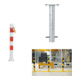 Set Schake Absperrpfosten Typ 470UVB + BefestigungsschraubensatzTyp 1 + Bodenh lse zum Einbetonieren-1