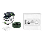Set Festool Absaugmobil CTM MIDI I CLEANTEC Staubklasse M + Festool SELFCLEAN Filtersack SC-FIS-CT MINI/MIDI-2/5/CT15