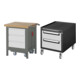 Set STIER Werkbank Premium mit abs. Fahrgestell und 3 Schubladen BxTxH...