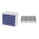 Set STIER Schubladenschrank mit 7 Schubladen BxTxH 900x575x820 mm...