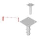 Set Schake Handschranken 3m mit fester Auflagesttze-1