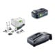 Set Festool Akku-Oszillierer OSC 18 E-Basic-Set VECTURO + Tabless Akkupack BP 18 TBX 4 C-ASI + Schnellladegerät TCL 6-1