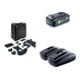 Set Festool Exoskelett EXO 18-Basic ExoActive + Tabless Akkupack BP 18 TBX 4 C-ASI + Schnellladegerät TCL 6 DUO