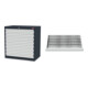 Set STIER Schubladenschrank mit 8 Schubladen BxTxH 900x575x920 mm +...
