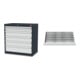 Set STIER Schubladenschrank mit 6 Schubladen BxTxH 900x575x920 mm +...