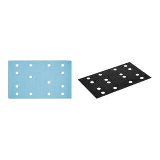 Set Schleifstreifen STF 80x133 P80 GR/50 + Protection Pad PP-STF 80x133 /2