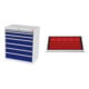 Set STIER Schubladenschrank mit 7 Schubladen BxTxH 900x575x1020 mm...