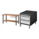 Set STIER Werkbank Premium mit 1 Schublade und Ablageboden BxTxH...