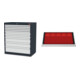 Set STIER Schubladenschrank mit 9 Schubladen BxTxH 900x575x1020 mm +...