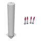 Set Absperrpfosten 40273B273 D193 mm ortsfest, w/r + BefestigungsschraubensatzTyp 2-1